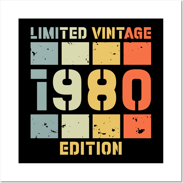 Vintage 1980 Wall Art by CardRingDesign